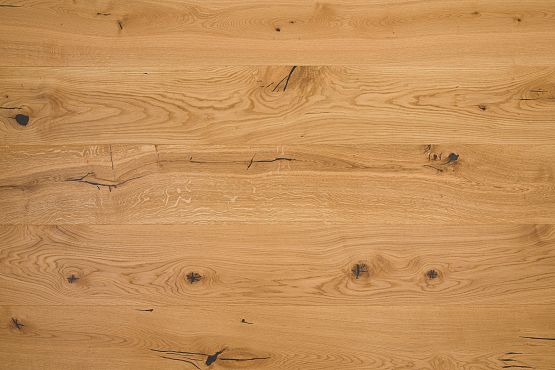 Millenium Diele Eiche Rustikal, Gebürstet, Gefast, Natur geölt, 250 mm Breite