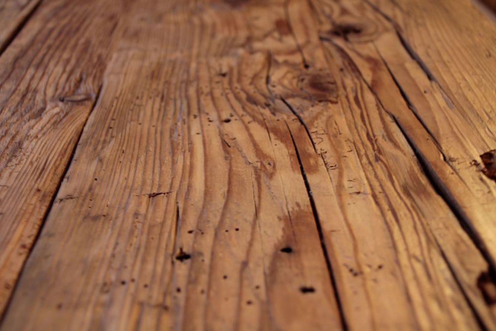 Altholz gehackte Seitenbretter